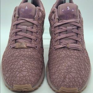 Adidas ZX Flux Torsion Purple Women's 7.5 Athletic Running Shoes Sneaker EUC